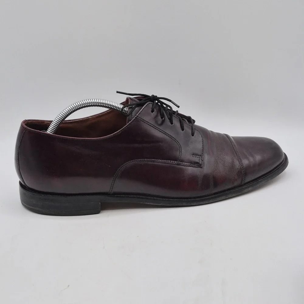 Bostonian Shoes Mens Size 12 Brown Leather Cap Toe Oxford Dress‎ Classics 20398